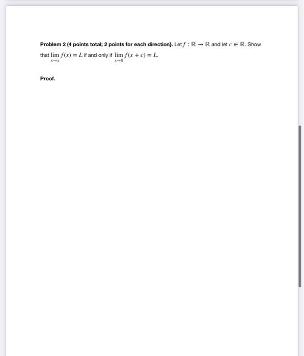 Solved Problem 2 (4 points total; 2 points for each | Chegg.com