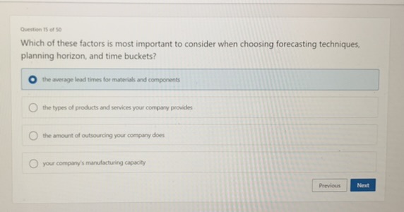 Solved Which of these factors is most important to consider | Chegg.com