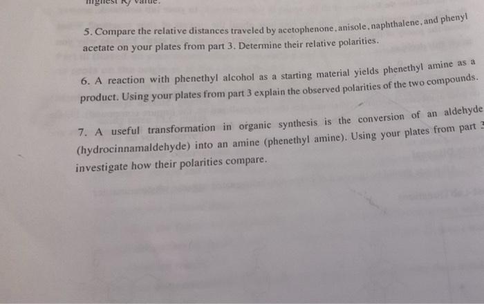 Solved 5. Compare the relative distances traveled by | Chegg.com