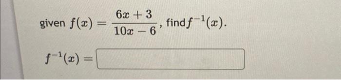 f x )= 3x2 6x 10