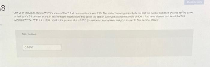 Solved could you please answer this and show how you got it. | Chegg.com