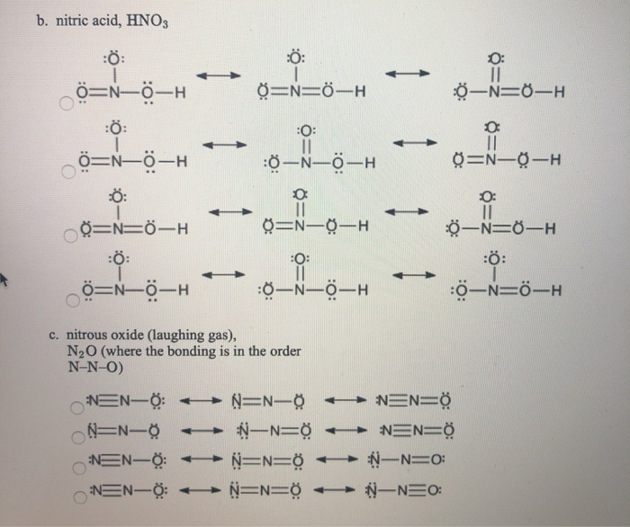 Solved Show All Possible Resonance Structures For Each Of Chegg Com