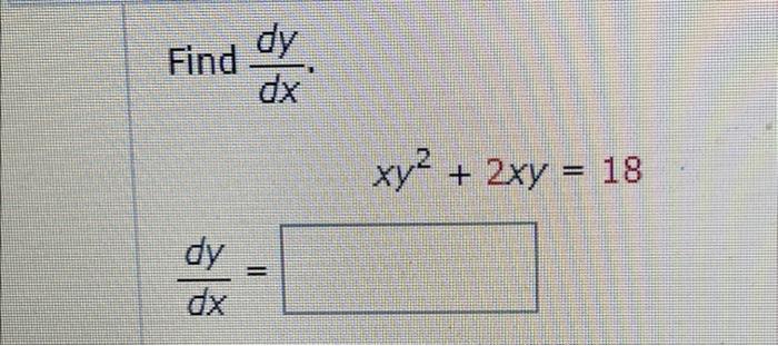 Solved See Examples 1 and 3. dy Finding Derivatives Find dx | Chegg.com