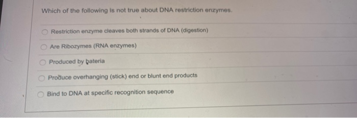 Solved Which of the following is not true about DNA | Chegg.com