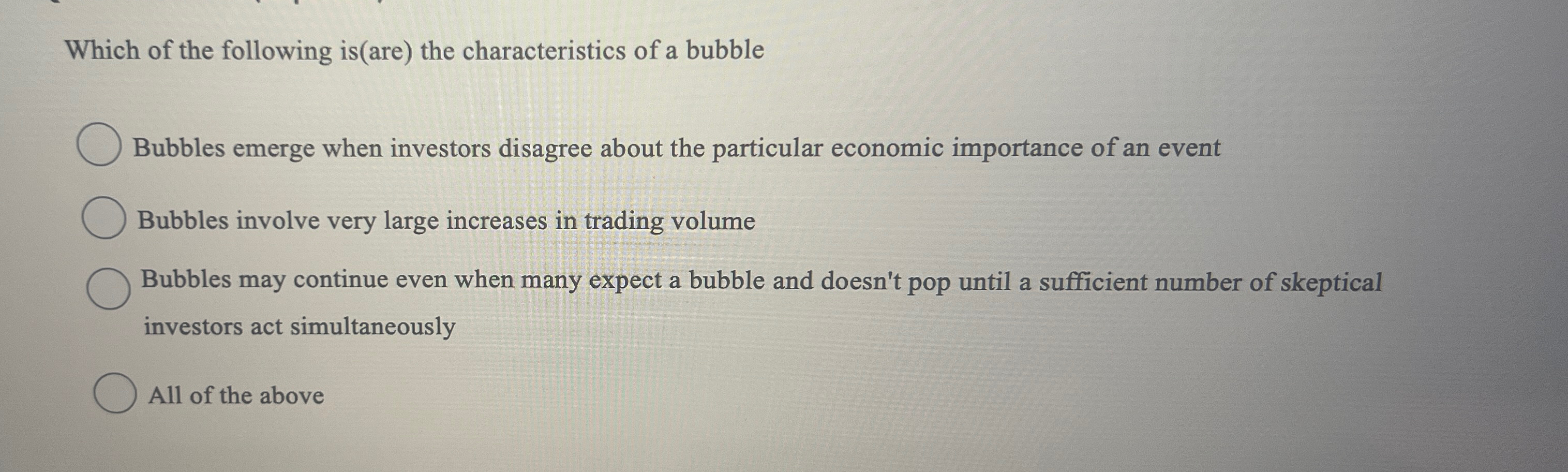 Solved Which of the following is(are) ﻿the characteristics | Chegg.com