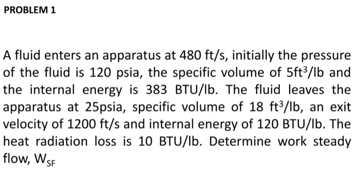 solved-problem-1-a-fluid-enters-an-apparatus-at-480-ft-s-chegg