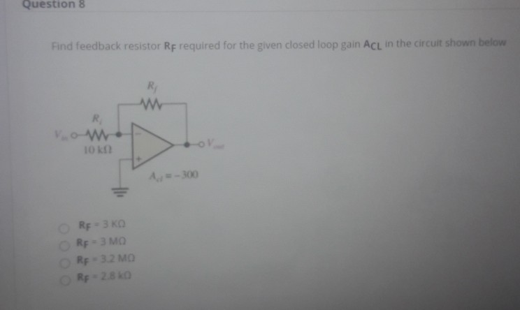 Solved Question 7 For this cascade amplifier, the input | Chegg.com