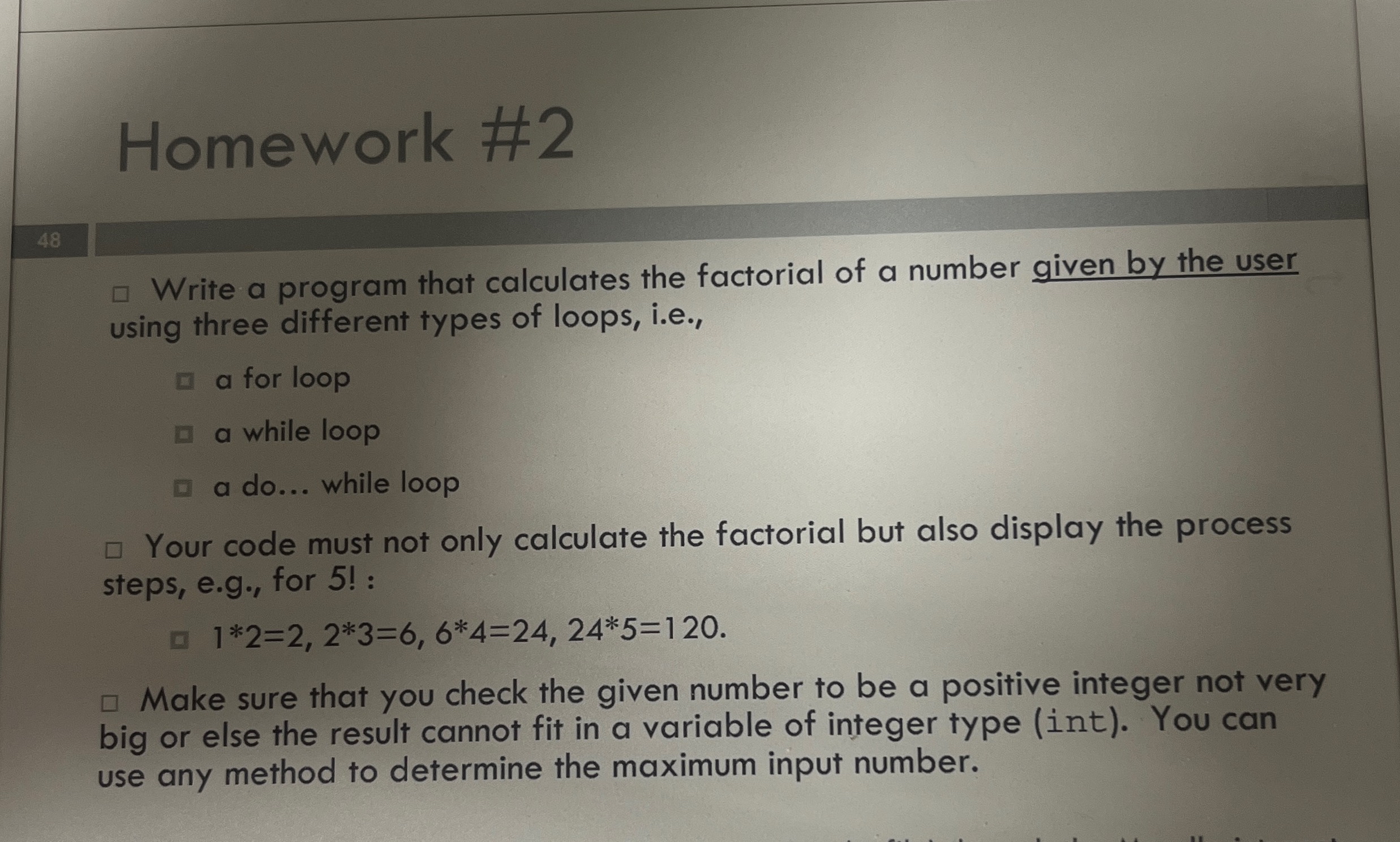 Homework #248Write a program that calculates the | Chegg.com