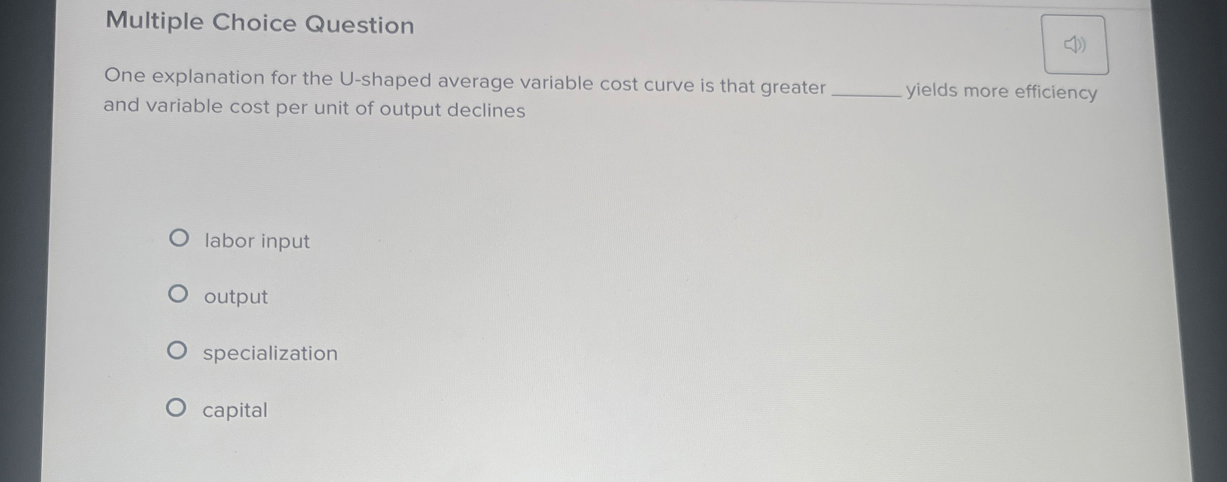 Solved Multiple Choice QuestionOne explanation for the | Chegg.com