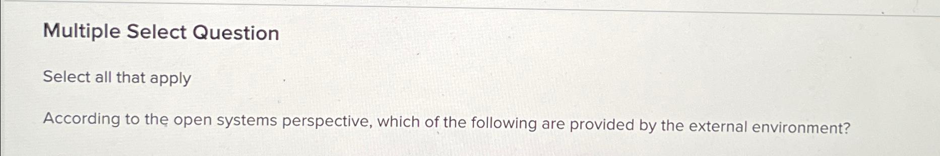 Solved Multiple Select QuestionSelect all that | Chegg.com
