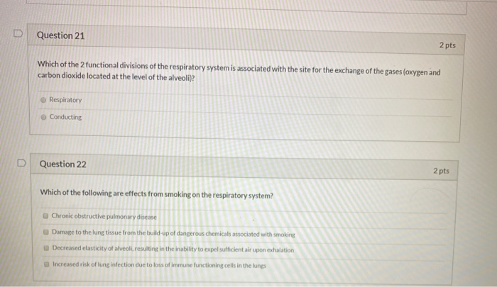 Solved D Question 21 2 pts Which of the 2 functional | Chegg.com