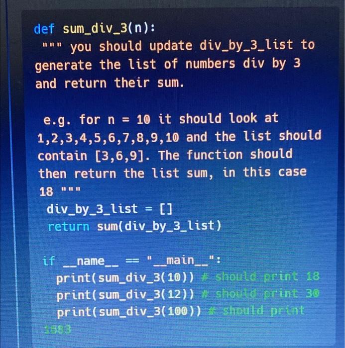 solved-use-list-comprehension-to-find-the-sum-of-all-numbers-chegg