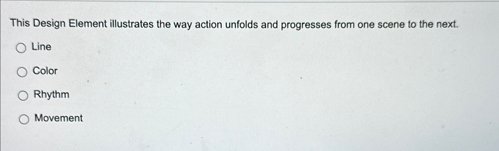 Solved This Design Element illustrates the way action | Chegg.com