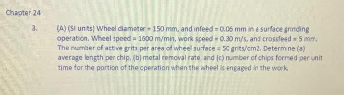 Solved Chapter 24 3. (A) (SI units) Wheel diameter = 150 mm, | Chegg.com