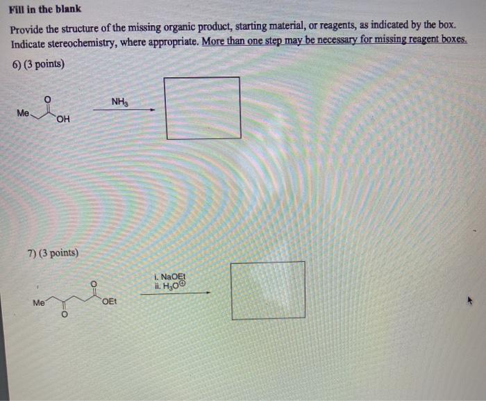 Solved Fill in the blank Provide the structure of the | Chegg.com