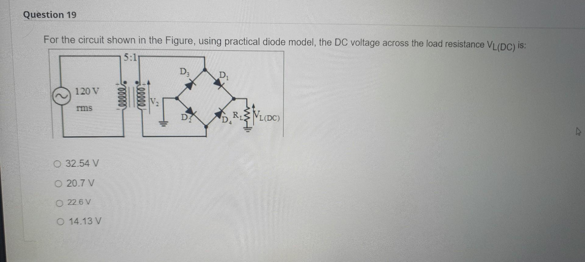 Solved For the circuit shown in the Figure, using practical | Chegg.com