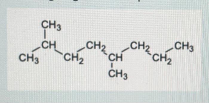 Solved Name the following compound using the IUPAC method | Chegg.com