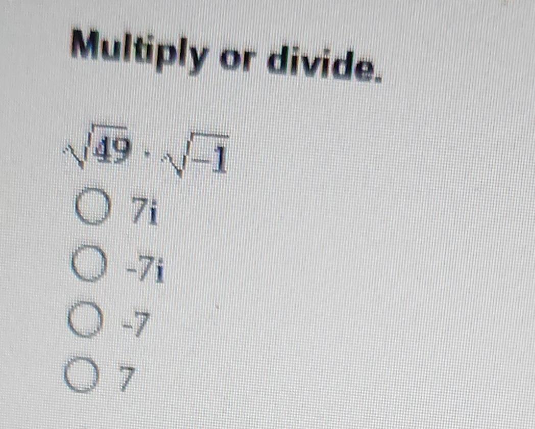 Solved Multiply Or Divide 492 127i 7i 77 Chegg Solved Multiply Or Divide 492 127i 7i 77 Chegg