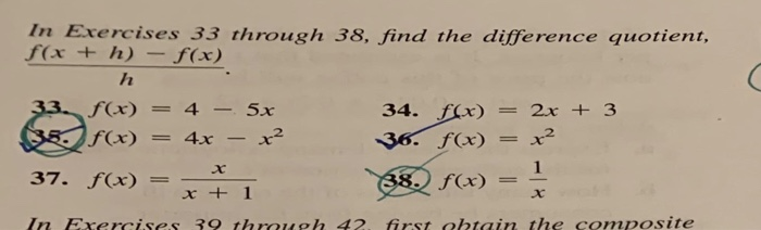 Solved In Exercises 33 through 38, find the difference | Chegg.com