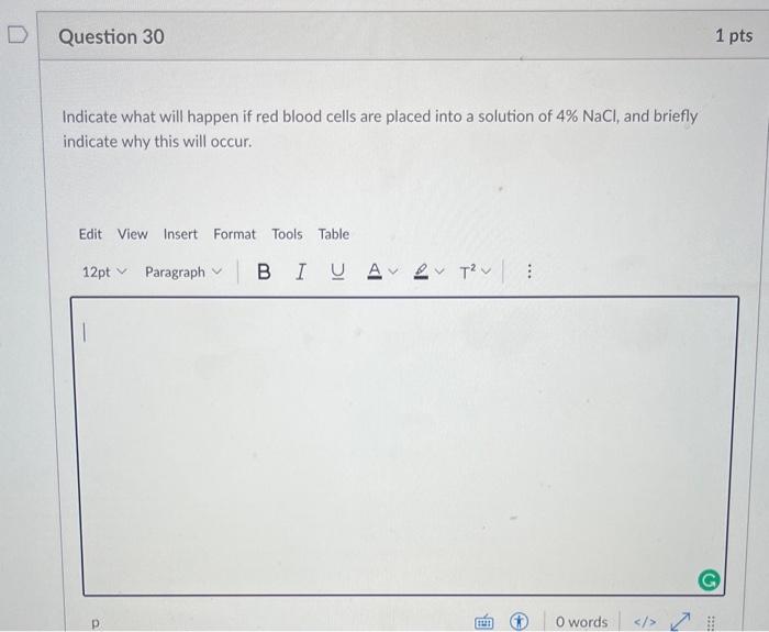 solved-indicate-what-will-happen-if-red-blood-cells-are-chegg