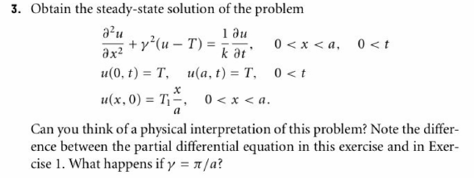 Solved Obtain the steady-state solution of ﻿the | Chegg.com