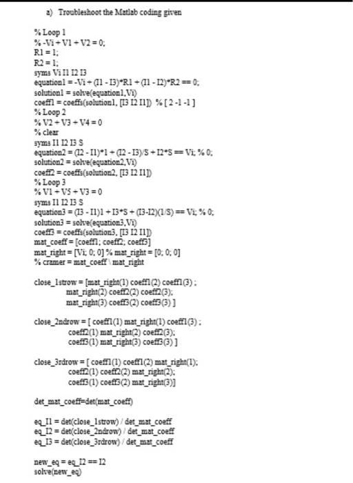 Solved MATLAB!Please help me with my exercise please show | Chegg.com