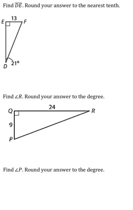 Solved Find De Round Your Answer To The Nearest Tenth E Chegg Com