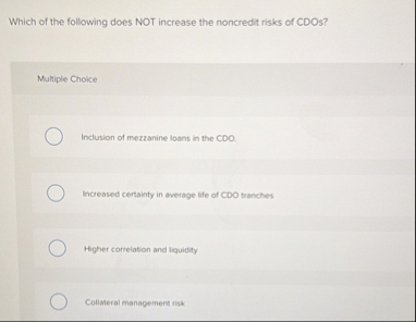 Solved Which of the following does NOT increase the | Chegg.com