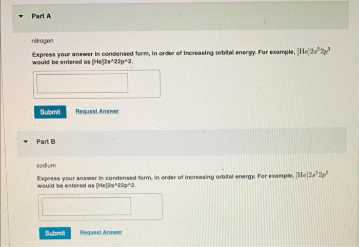Solved Write an abbreviated electron configuration for each | Chegg.com