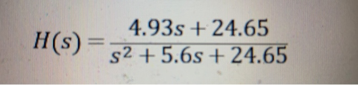 Solved The Transfer Function Of An Analog Filter Is Given By Chegg Solved The Transfer Function Of An Analog Filter Is Given By Chegg