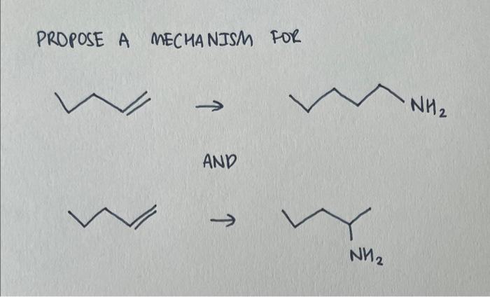 Solved PROPOSE A MECHANISM FOR | Chegg.com