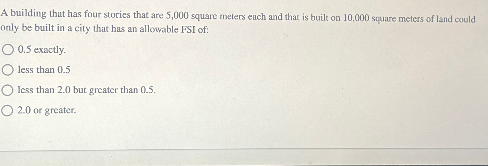 Solved A building that has four stories that are 5,000 | Chegg.com