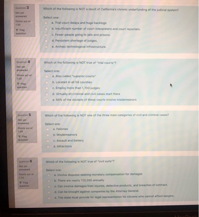 Solved Question 3 Which of the following is NOT a result of | Chegg.com