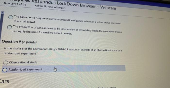 Solved Sacramento Kings Questions 5-9 refer to the following | Chegg.com