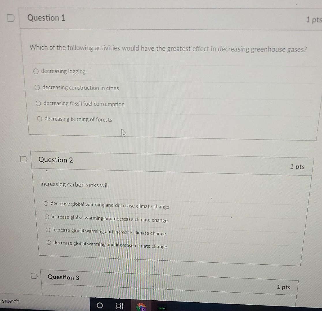 Solved Question 1 1 pts Which of the following activities | Chegg.com
