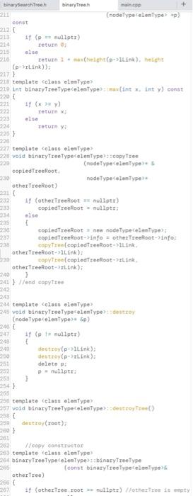 Solved THIS IS C++I just need a working code for the | Chegg.com
