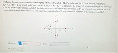 Solved The fgure shows an arrangement of four charged | Chegg.com
