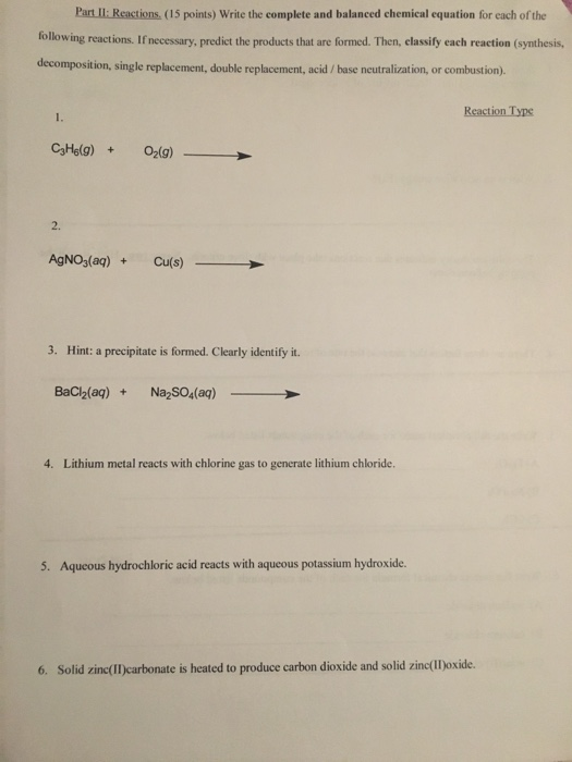 Solved Part 1:. (14 points) 1. In an exothermic reaction, is | Chegg.com