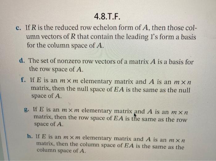 Solved Please help with true or false If the answer is False