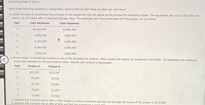 solved-accounting-rate-of-return-each-of-the-following-chegg