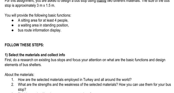 11:50 IAED 203_Assignment II Bus stop.pdf AED | Chegg.com
