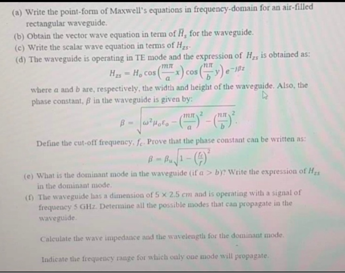 All The Info Is There For The Question To Be Solved | Chegg.com