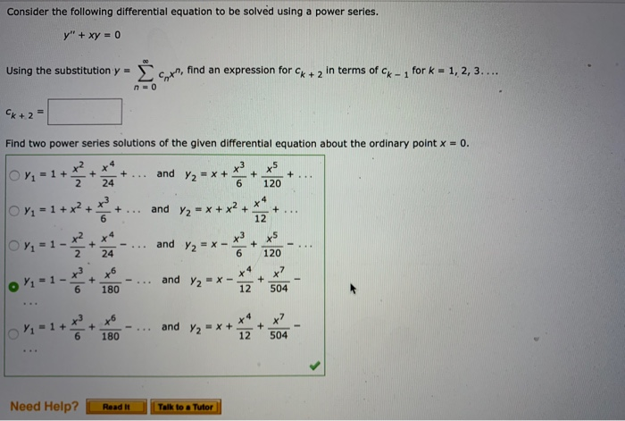 Solved Consider The Following Differential Equation To Be | Chegg.com