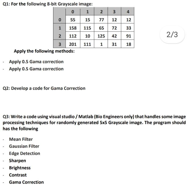 Solved Need the code in MATLAB only wherever | Chegg.com