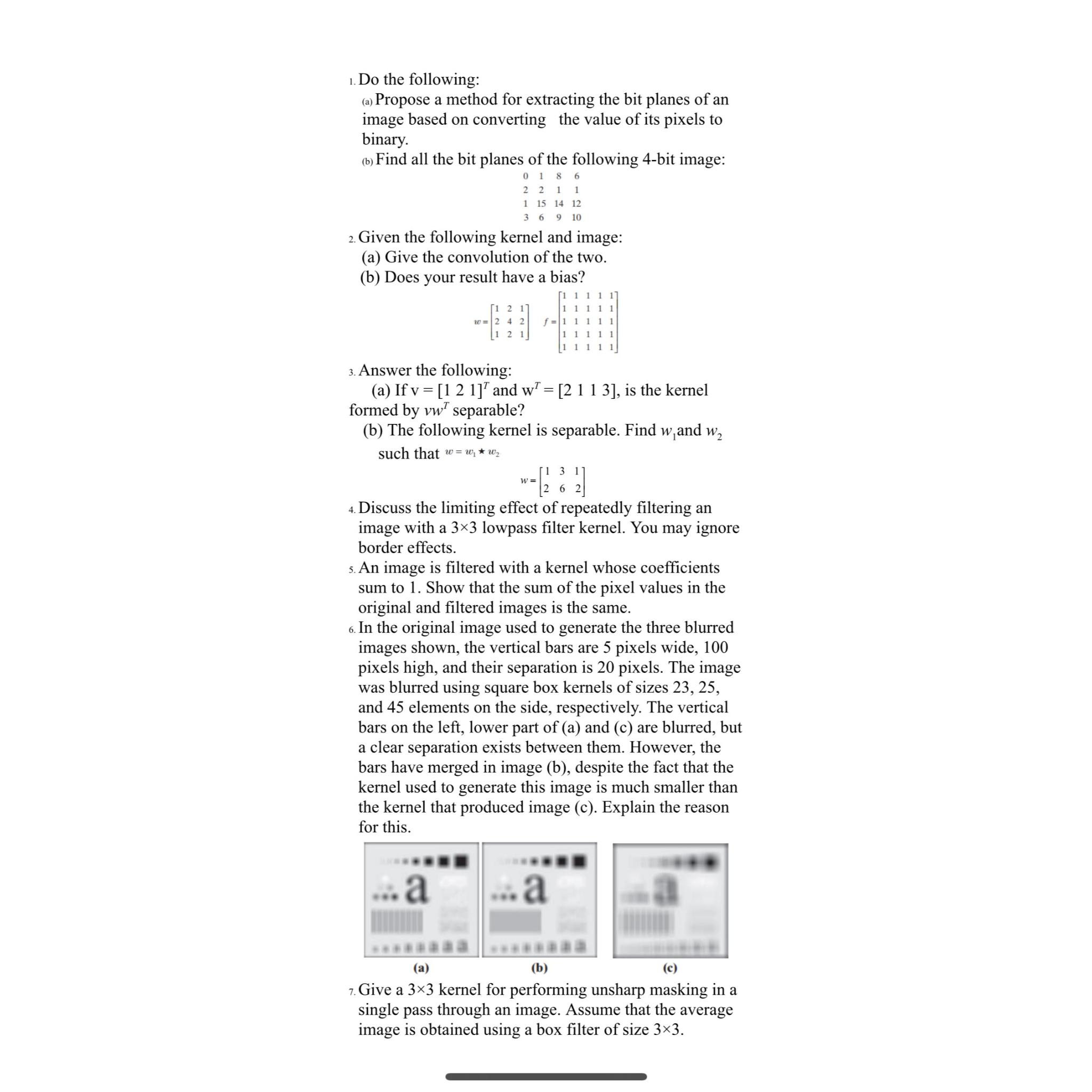 Solved Do the following:(a) ﻿Propose a method for extracting | Chegg.com