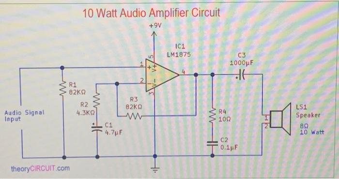 10 watt speaker store amplifier