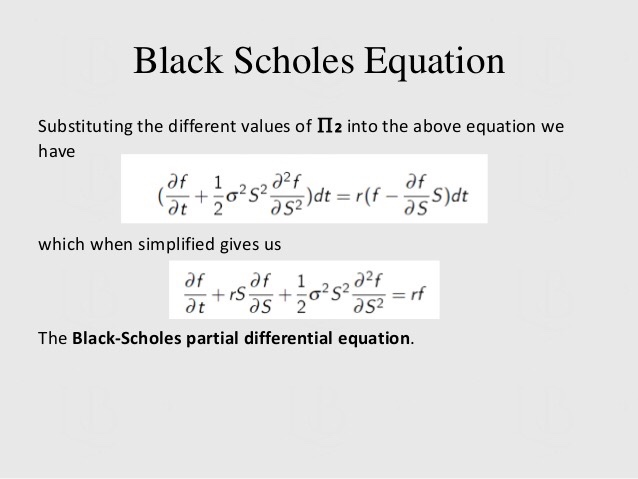 Solved (a) What Is The Black-Scholes Partial Differential | Chegg.com