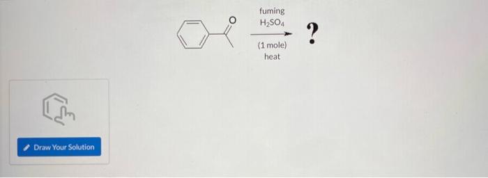 Solved Cl2 (1 mole) ? OH FeCl3, heat Draw Your Solution no | Chegg.com