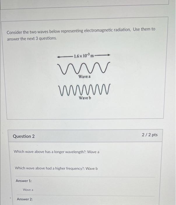 Solved Consider The Two Waves Below Representing | Chegg.com