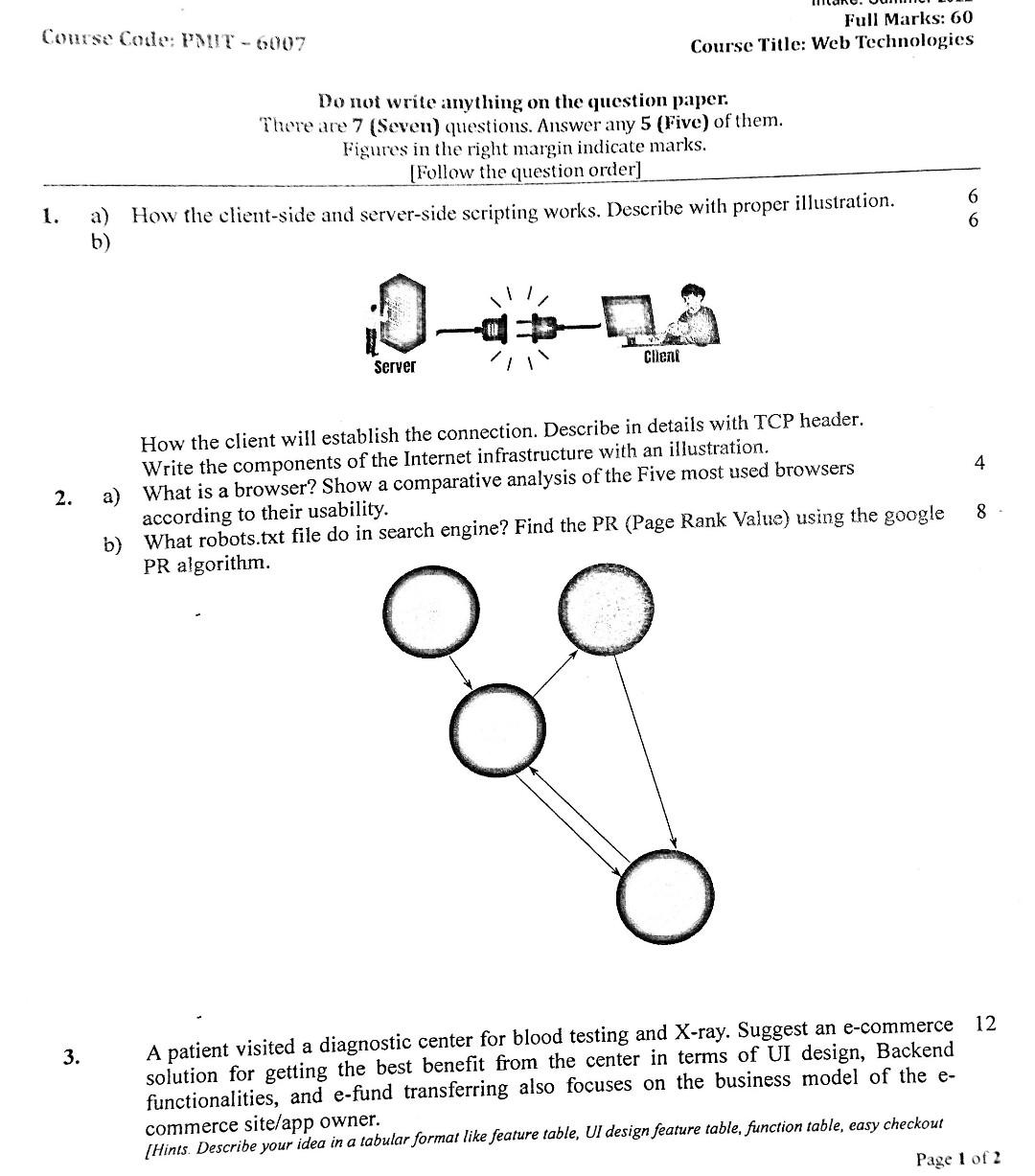 Solved There are 7 (Seven) questions. Answer any 5 (Five) of | Chegg.com